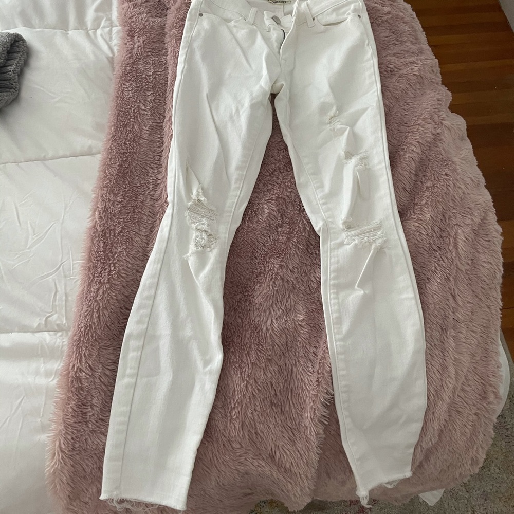 PacSun super stretch white jeans